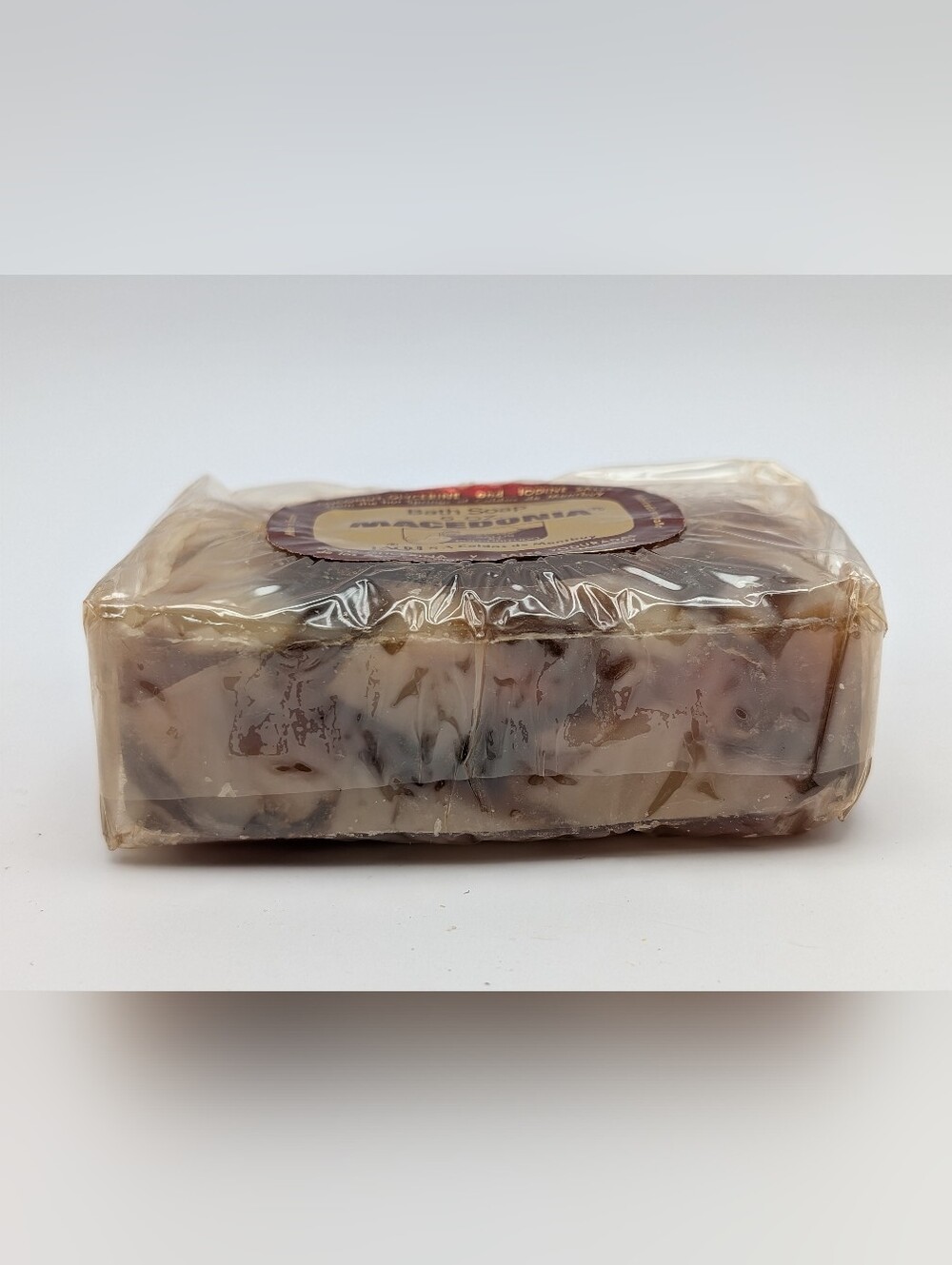 Vintage Macedonia Coconut Glycerin Iodine Salt Bath Soap Made in Spain Full Size - Picture 5 of 5